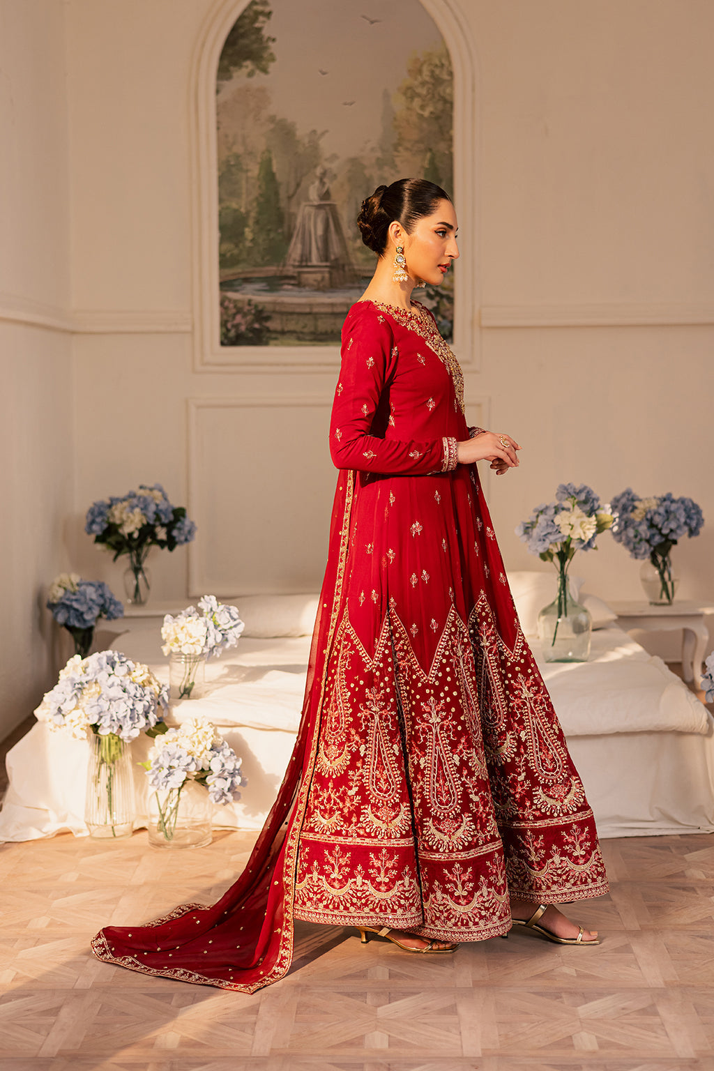 CIREL Raw Silk Pakistani Formal Dresses