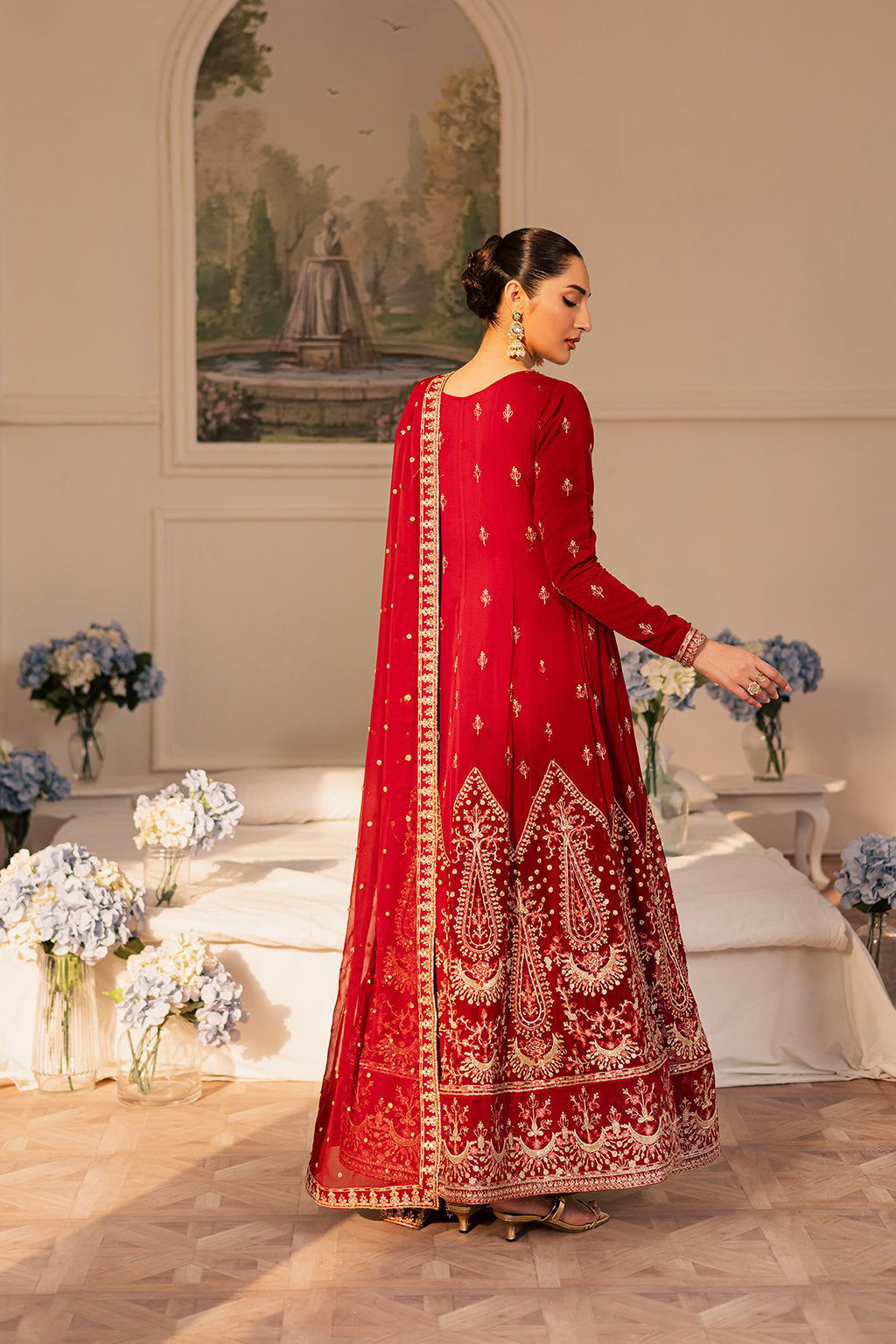 CIREL Raw Silk Pakistani Formal Dresses