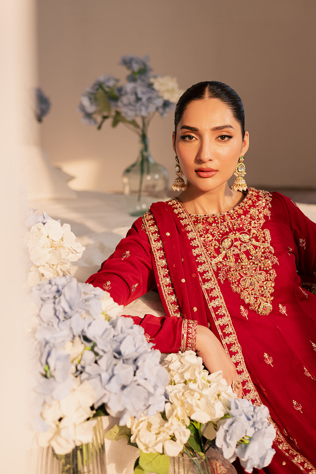 CIREL Raw Silk Pakistani Formal Dresses