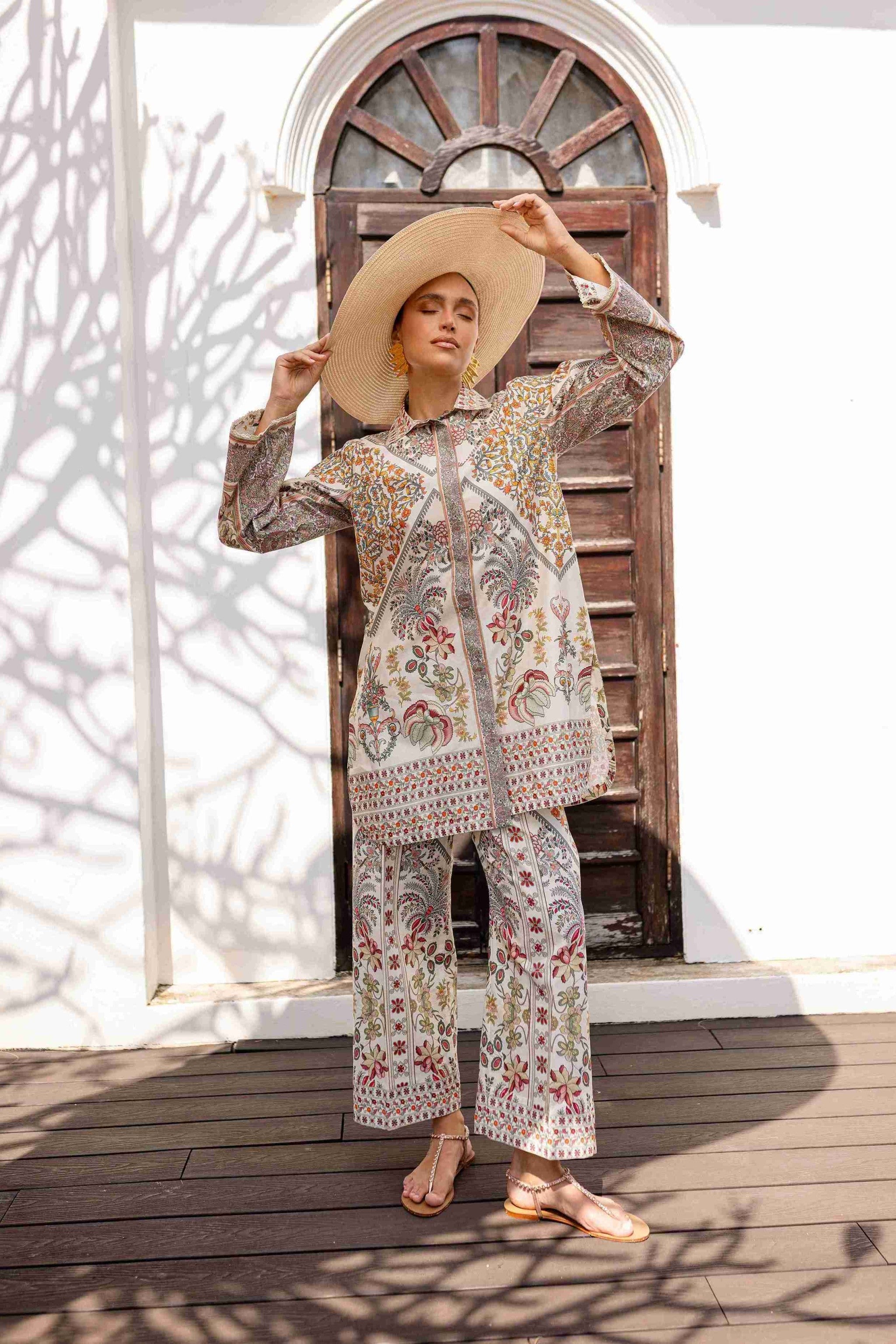 RISA AC-01 Cotton Pakistani Summer Dresses - aabyaan - 4