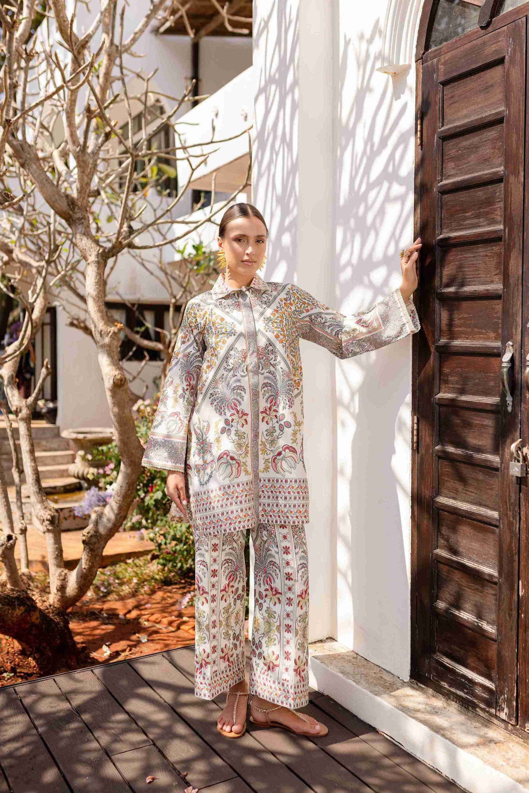 RISA AC-01 Cotton Pakistani Summer Dresses - aabyaan - 3