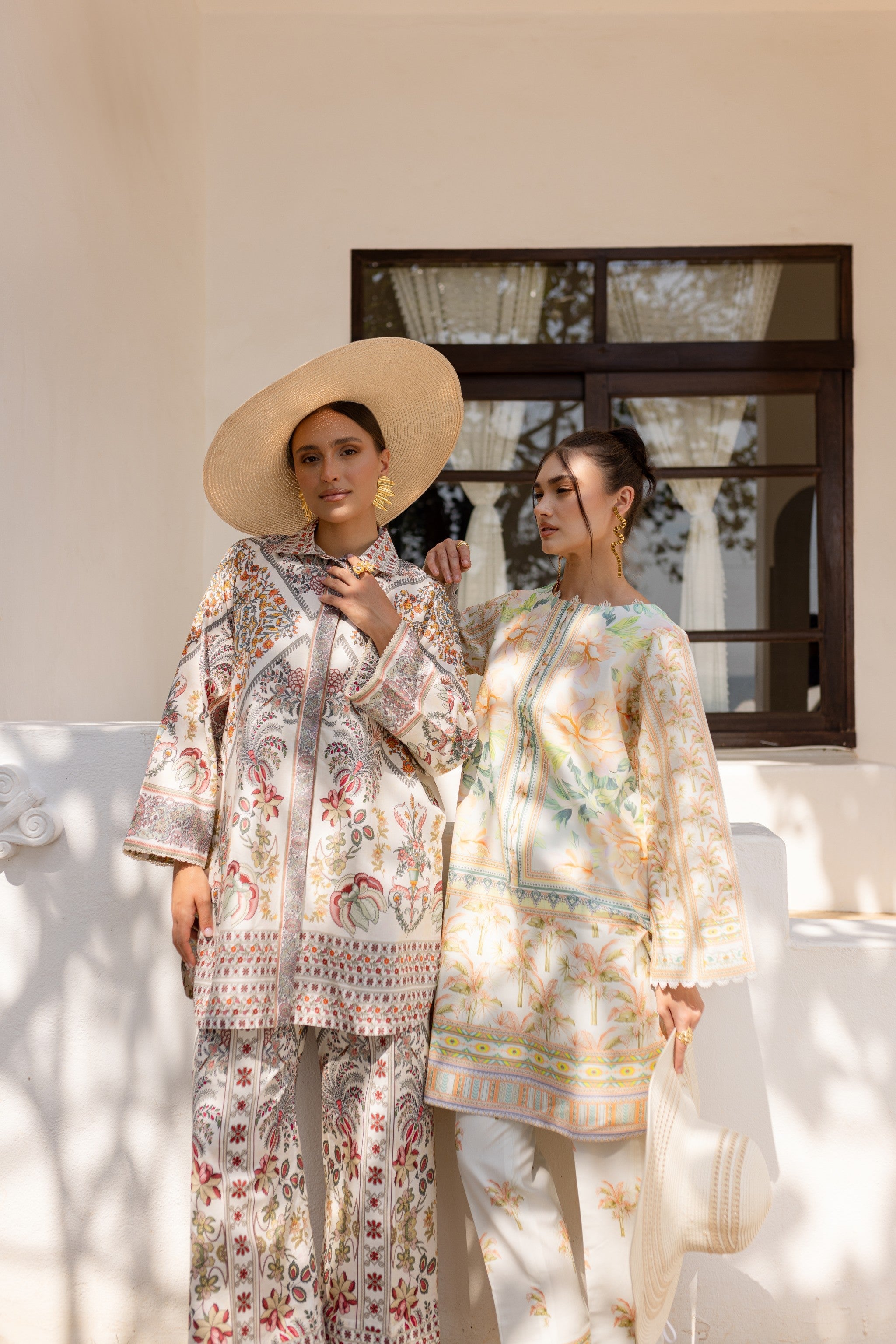 ZAYEN AC-04 Cotton Pakistani Summer Dresses - aabyaan - 3