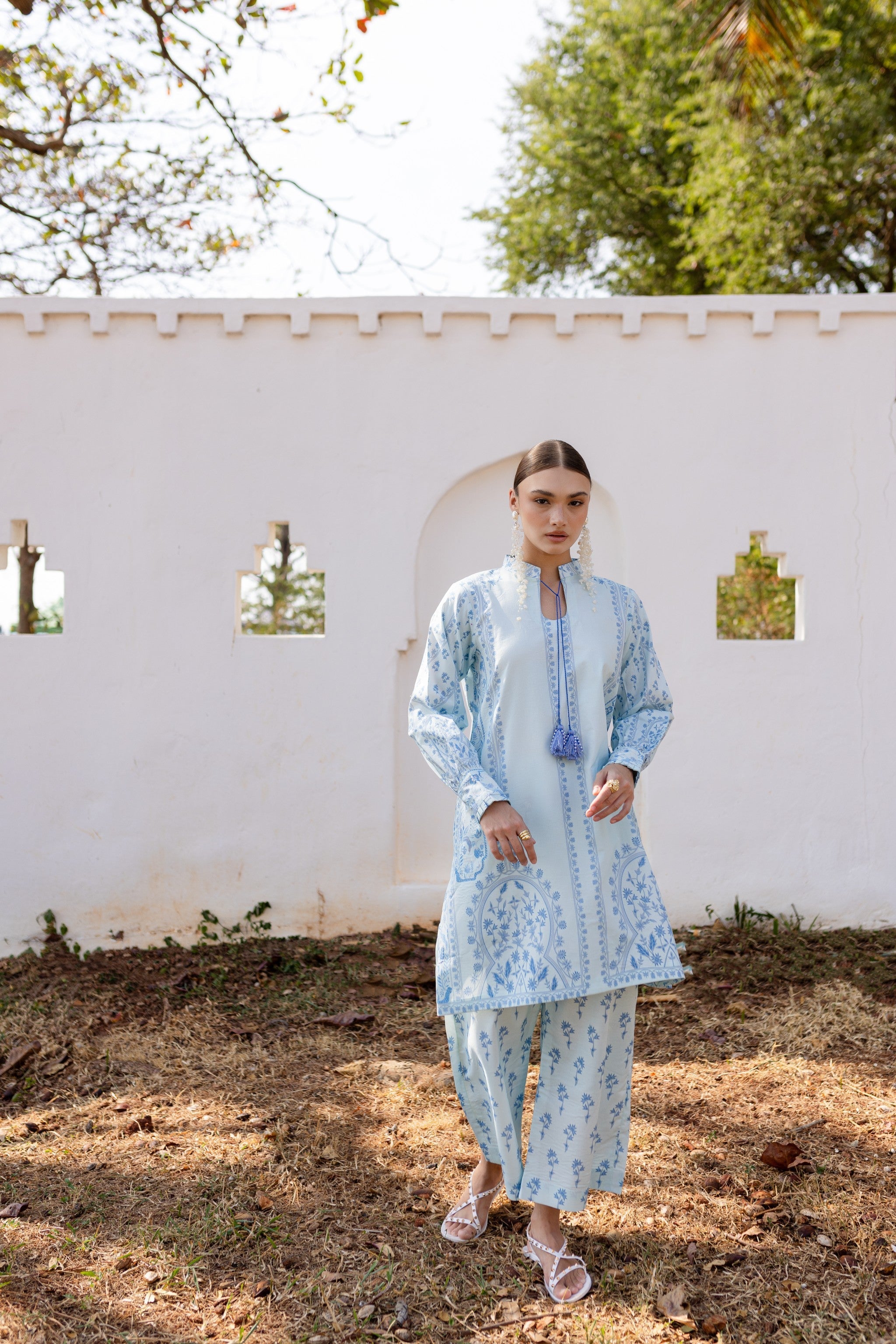 AMEL AC-06 Cotton Pakistani Summer Dresses - aabyaan - 4