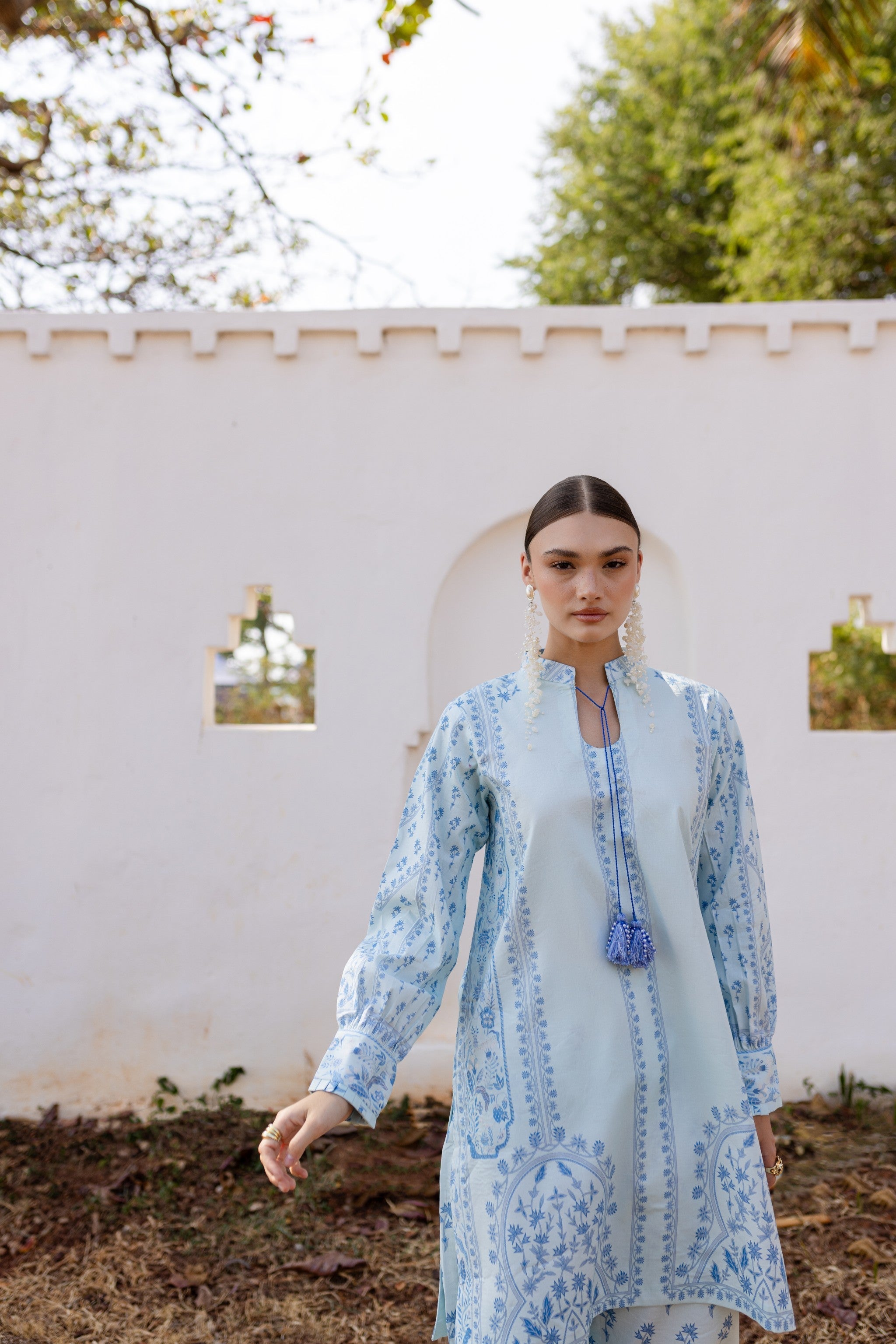 AMEL AC-06 Cotton Pakistani Summer Dresses - aabyaan - 5