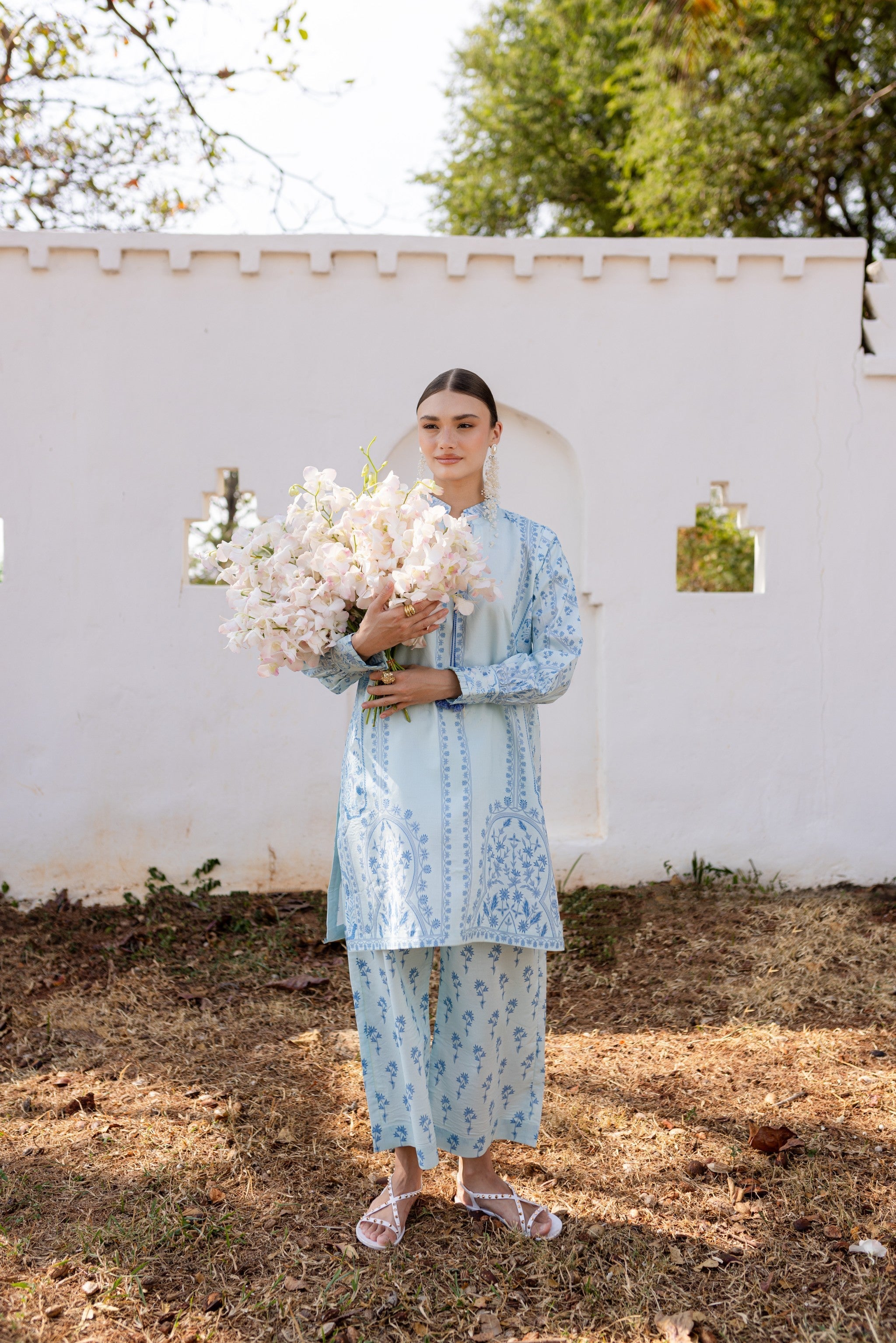 AMEL AC-06 Cotton Pakistani Summer Dresses - aabyaan - 3
