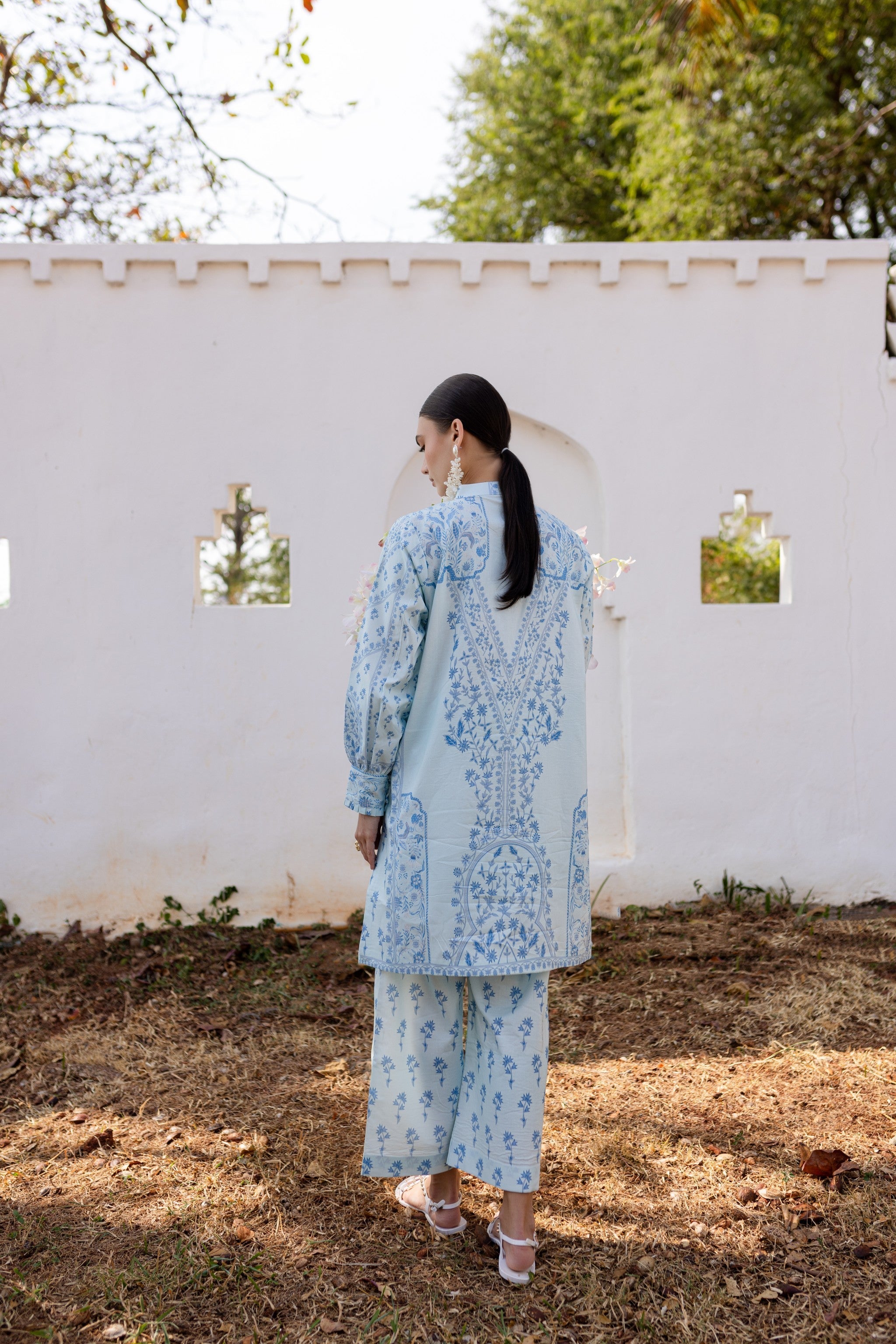 AMEL AC-06 Cotton Pakistani Summer Dresses - aabyaan - 2