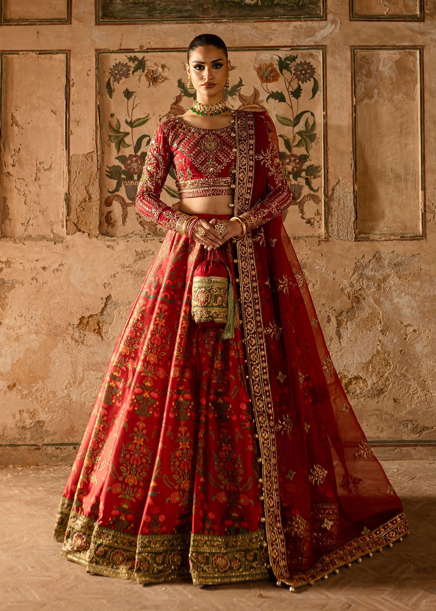 Zareen Raw Silk Pakistani Bridal Dresses