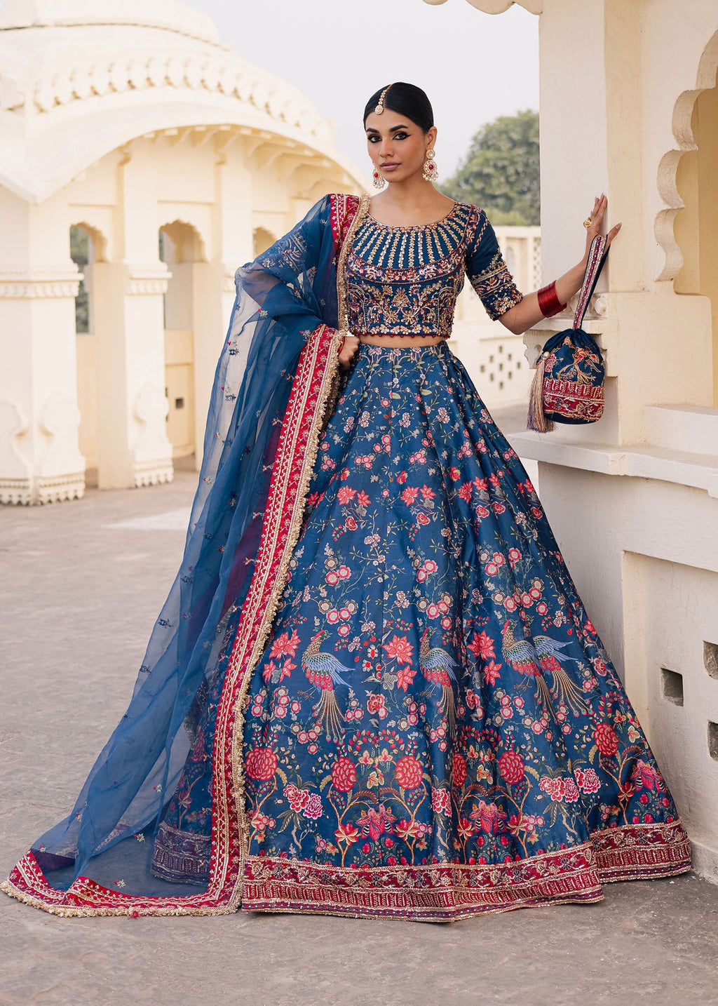 Gulbahaar Raw Silk Pakistani Bridal Dresses