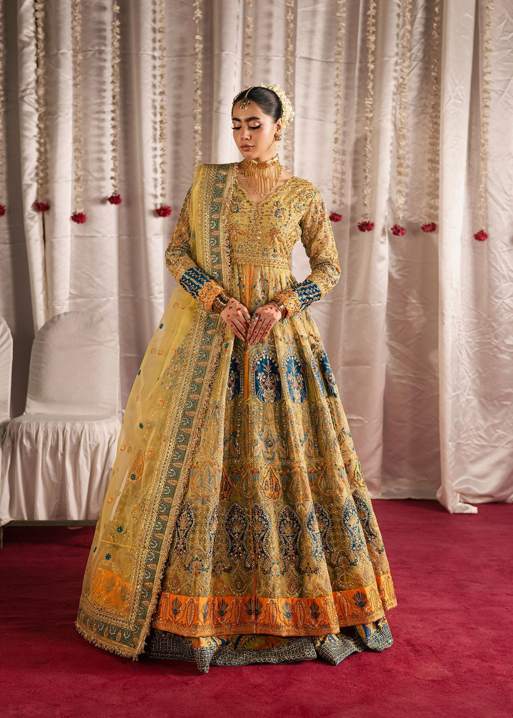 Sunehri Pakistani Designer Dress