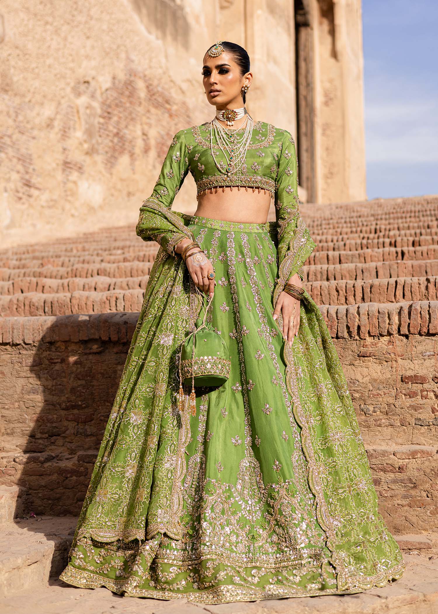 Nashmira Tussel Silk Pakistani Formal Dresses