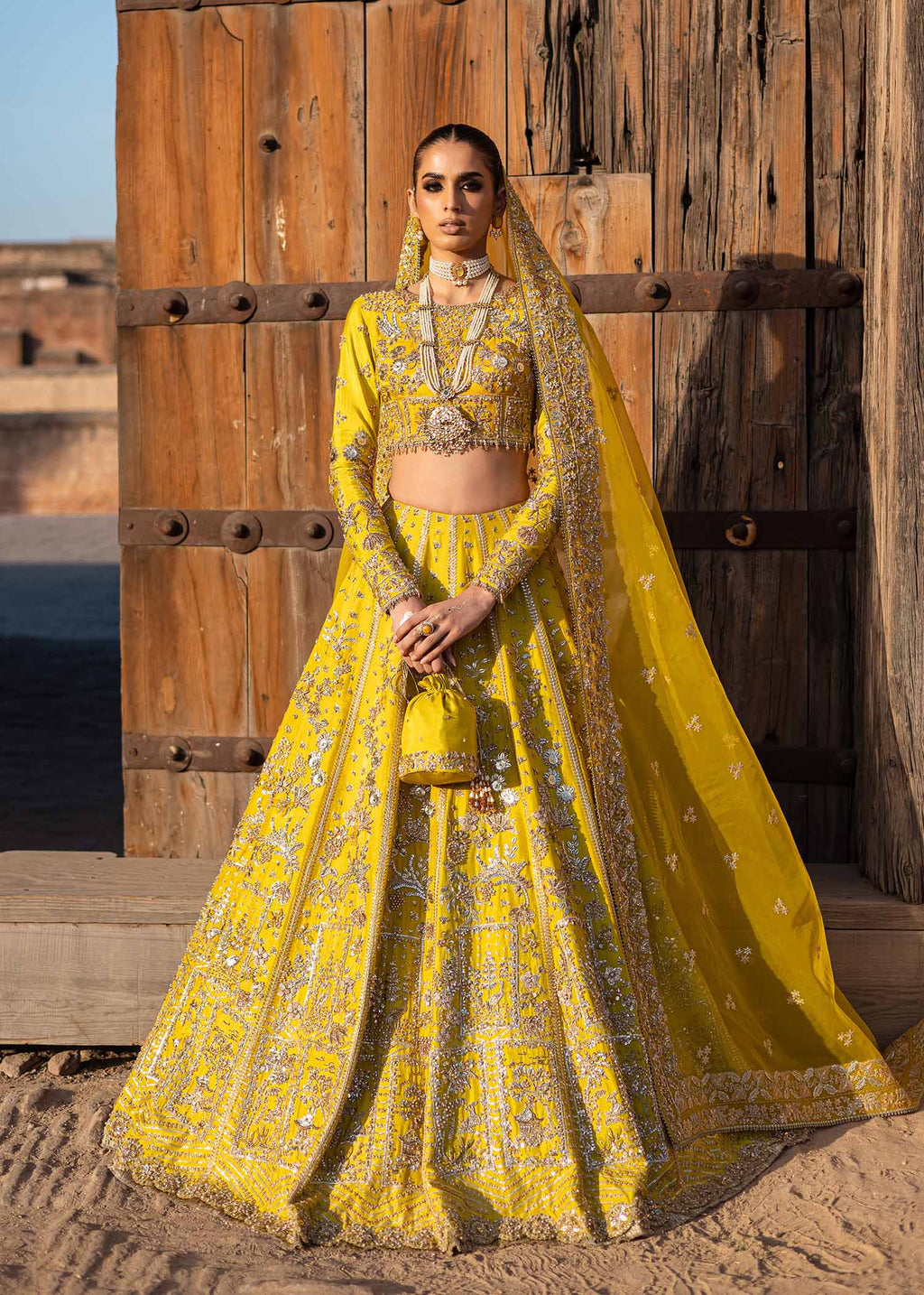 Nureh Tussel Silk Pakistani Formal Dresses