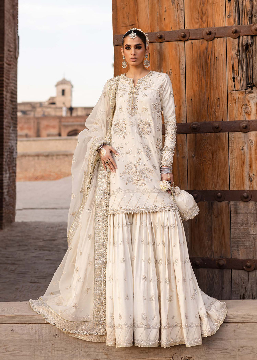 Roshaneh Tussel Silk Pakistani Formal Dresses