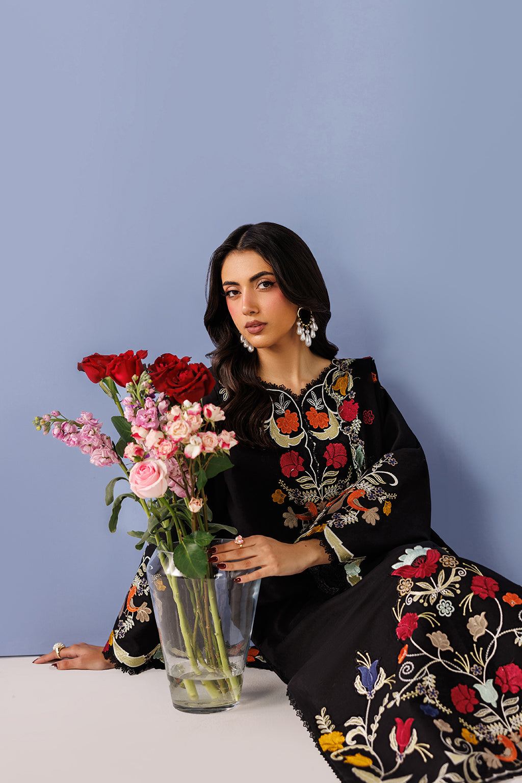 LURELLE Chiffon Pakistani Summer Dresses