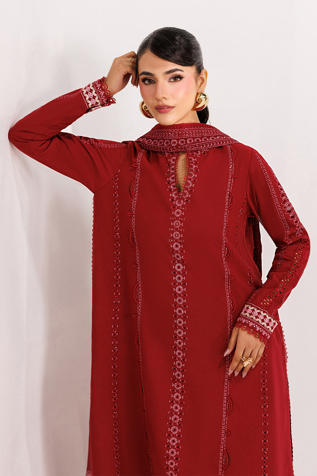 POISE Embroidered Pakistani Dress
