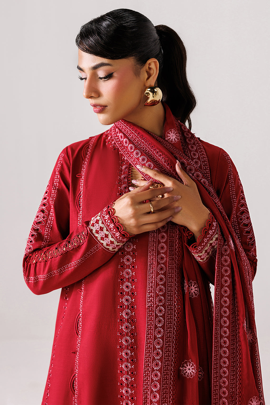 POISE Embroidered Pakistani Dress