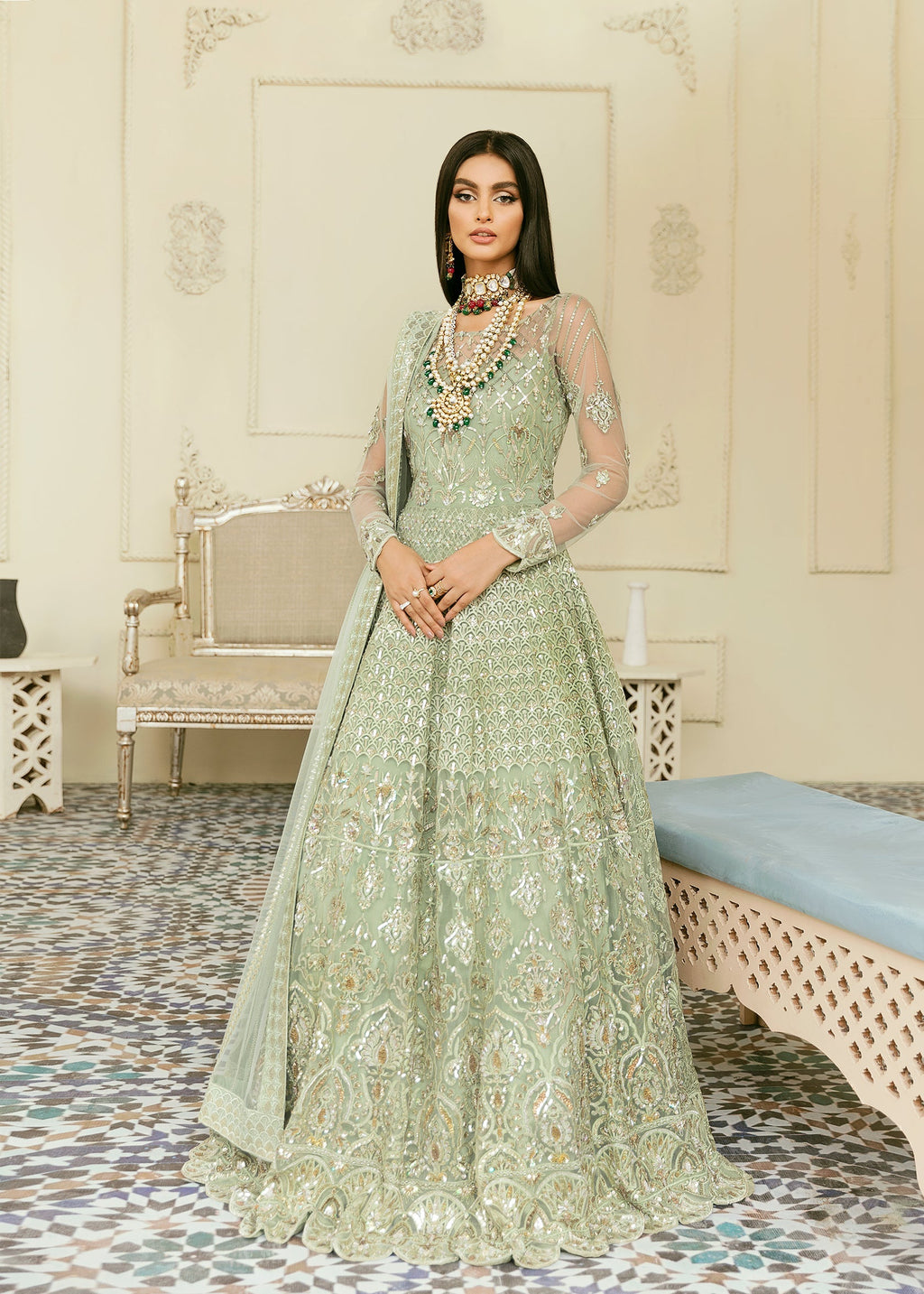 Florican Organza Pakistani Formal Dresses