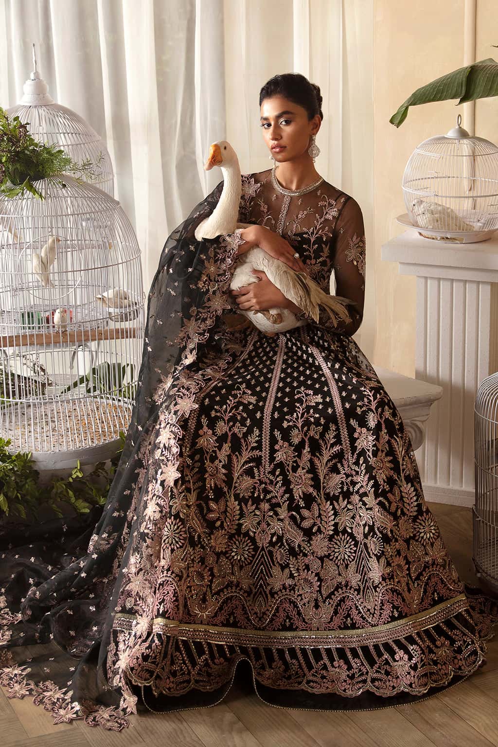Kaya Raw Silk Pakistani Formal Dresses - Afrozeh - 7
