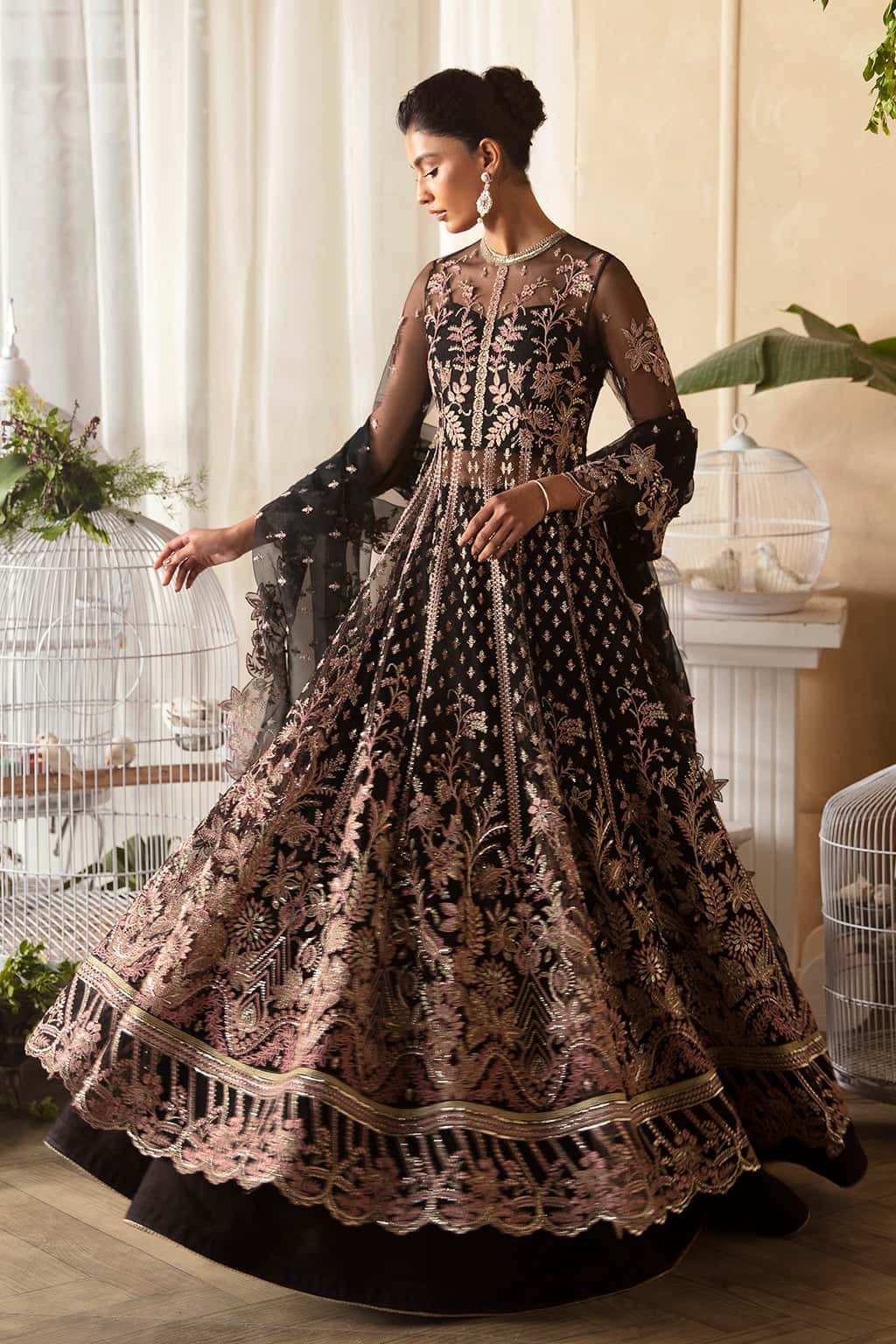 Kaya Raw Silk Pakistani Formal Dresses - Afrozeh - 6