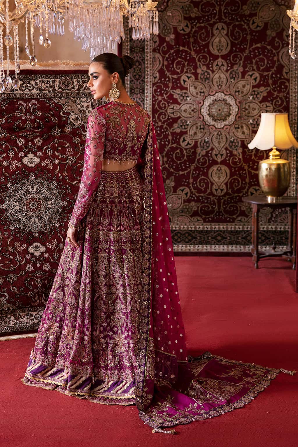 Abir Raw Silk Pakistani Formal Dresses - Afrozeh - 2