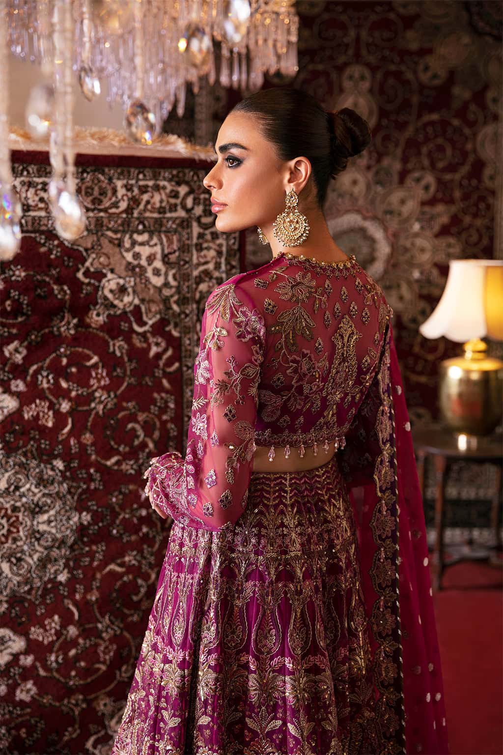 Abir Raw Silk Pakistani Formal Dresses - Afrozeh - 6