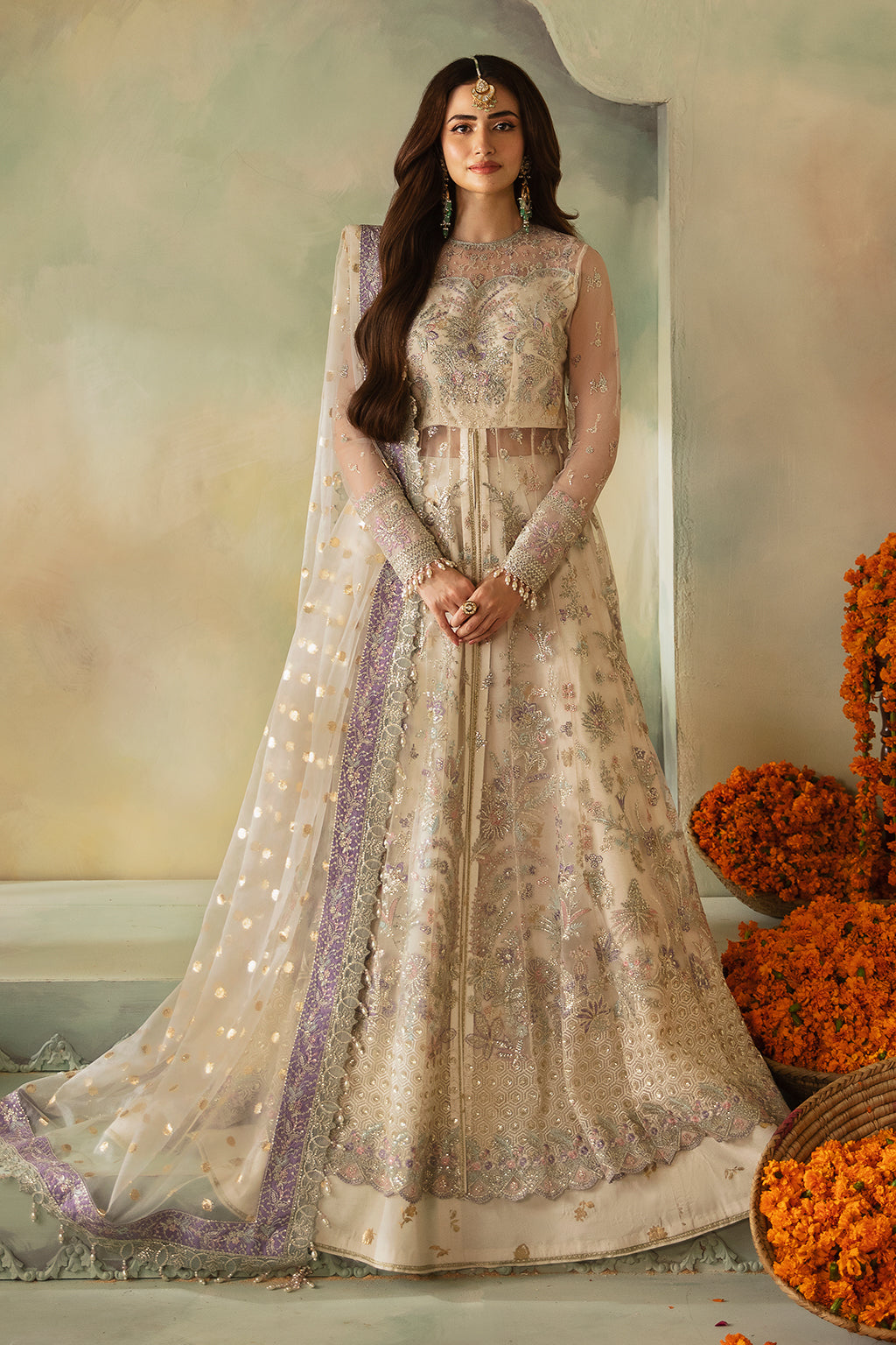 Parisa Raw Silk Pakistani Formal Dresses