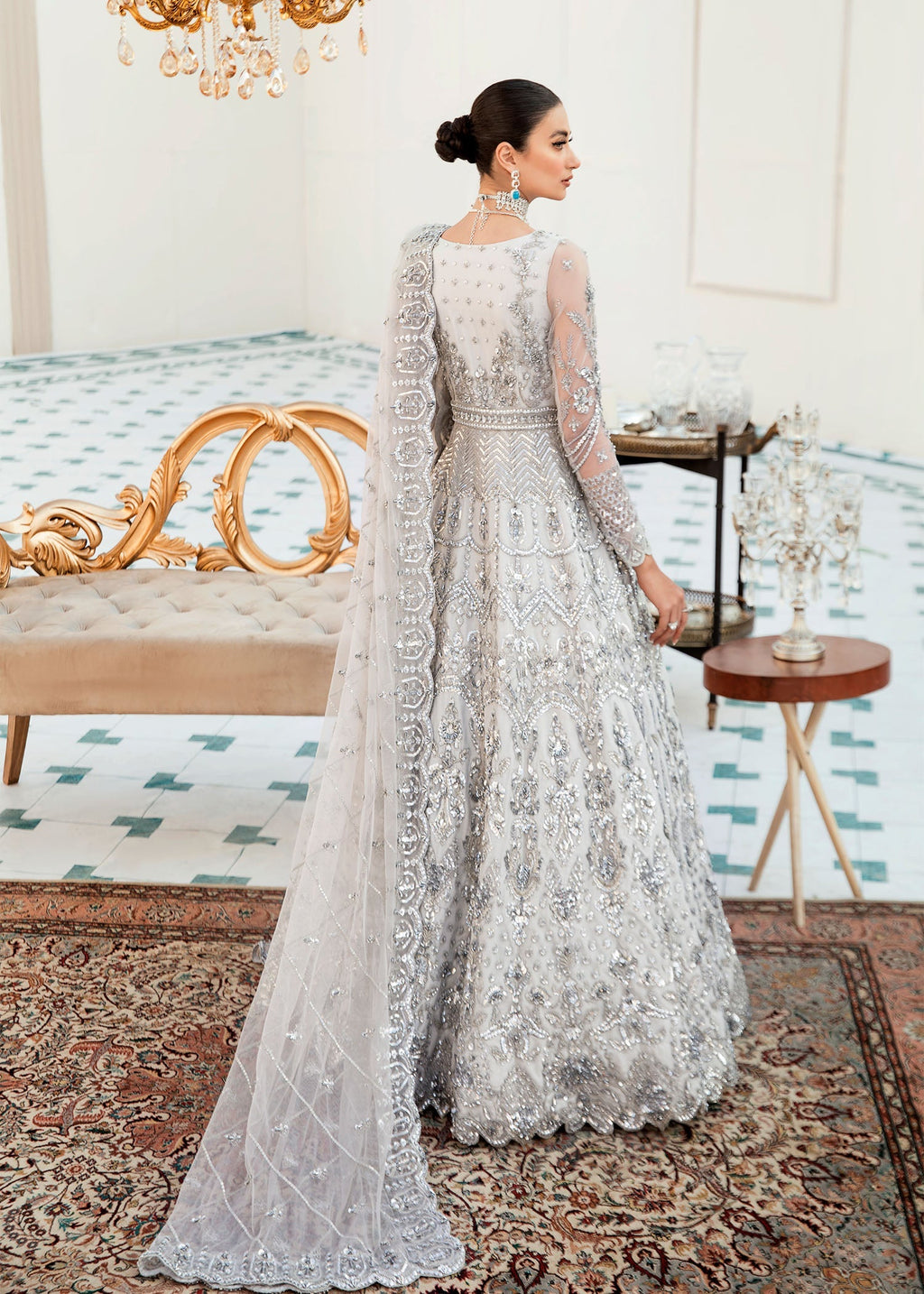 Slate Pakistani Designer Dress