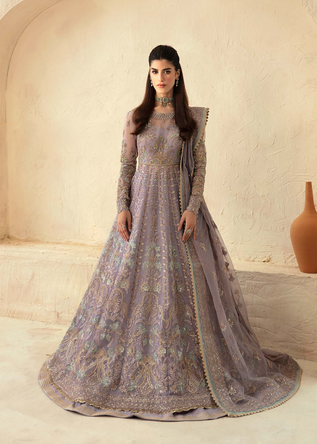 Lilia Embroidered Pakistani Dress