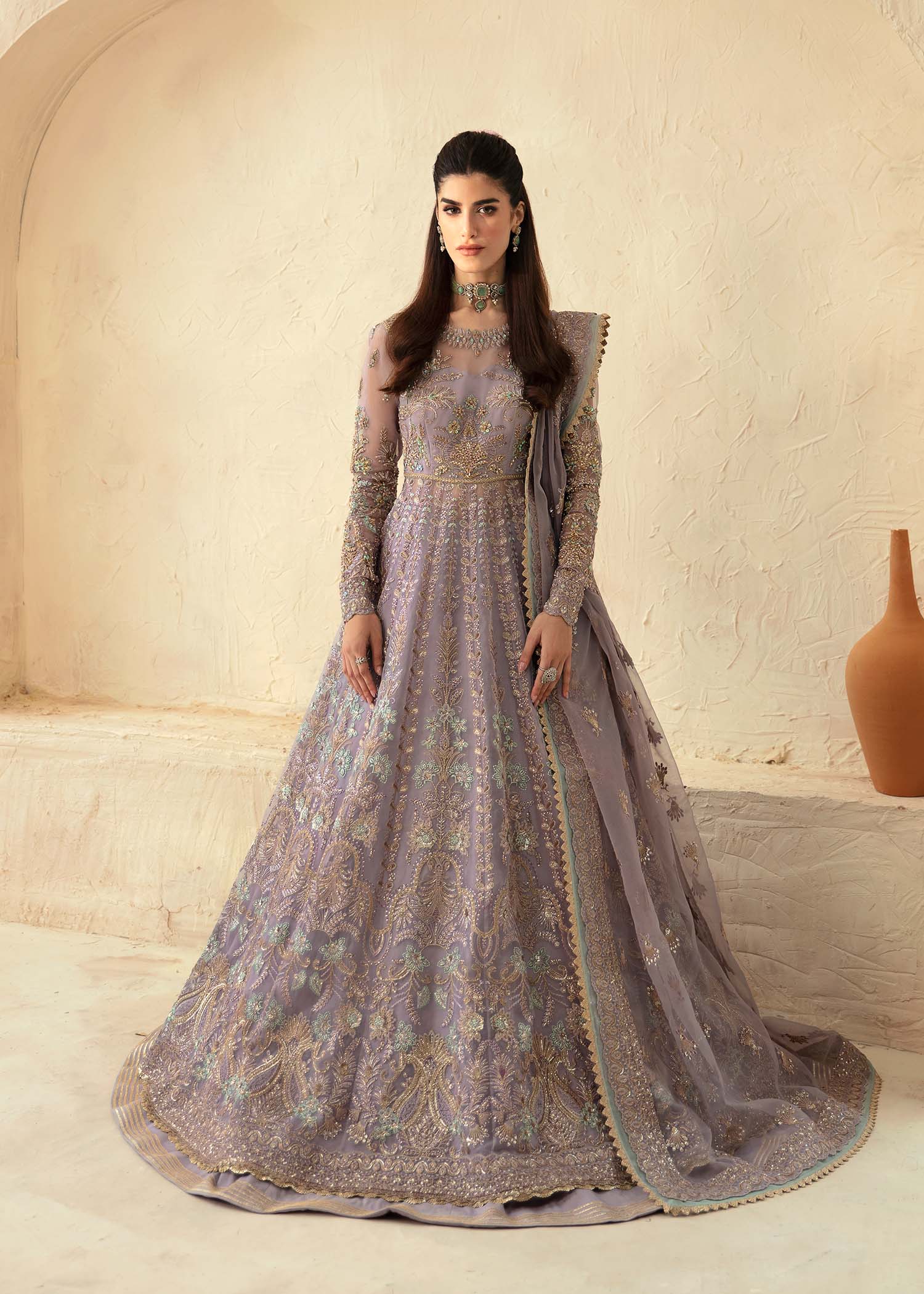 Lilia Embroidered Pakistani Dress