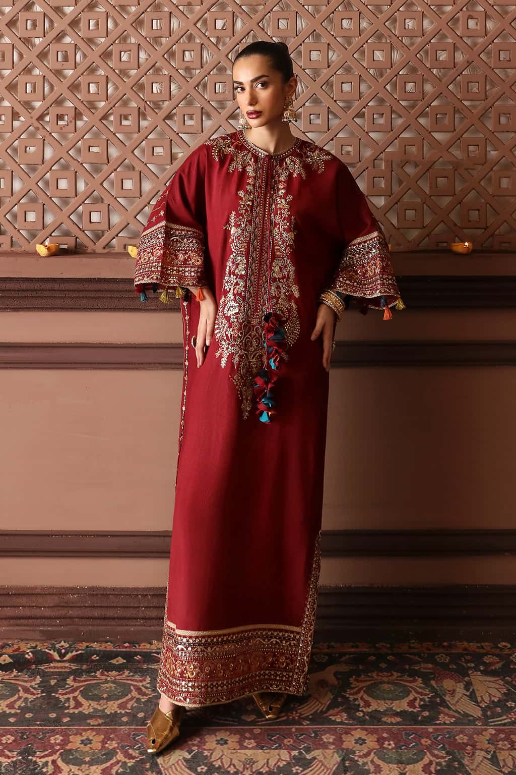 Naaz Raw Silk Pakistani Formal Dresses - Afrozeh - 7