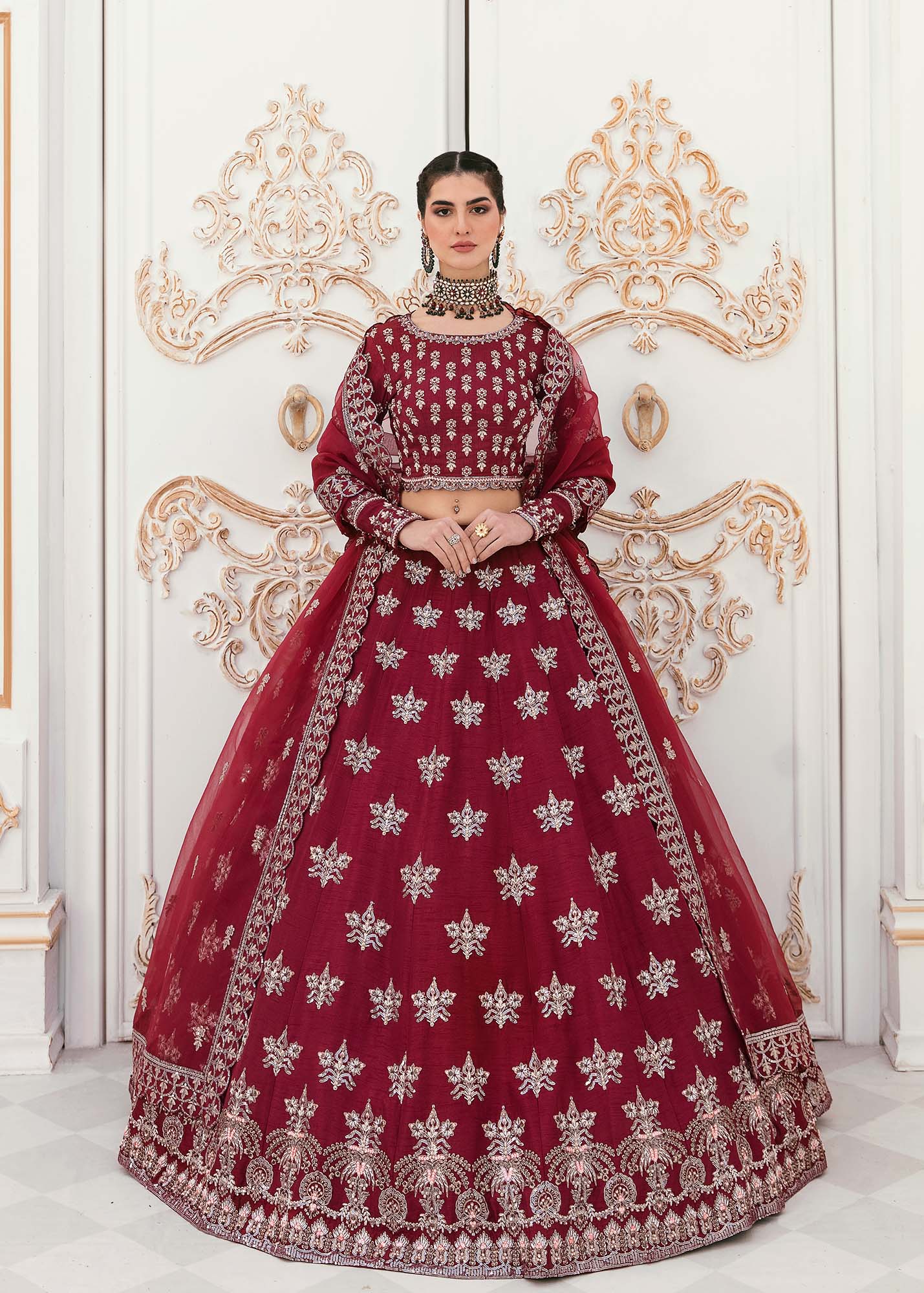 Suhan Embroidered Pakistani Dress