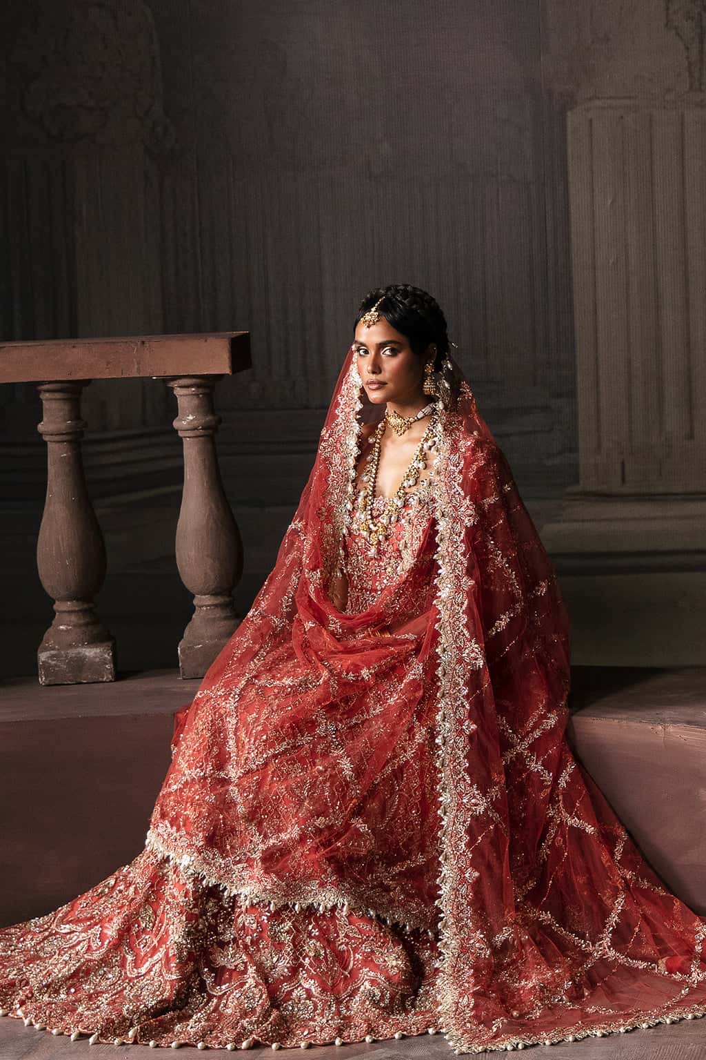 Lavinia Raw Silk Pakistani Formal Dresses - Afrozeh - 5