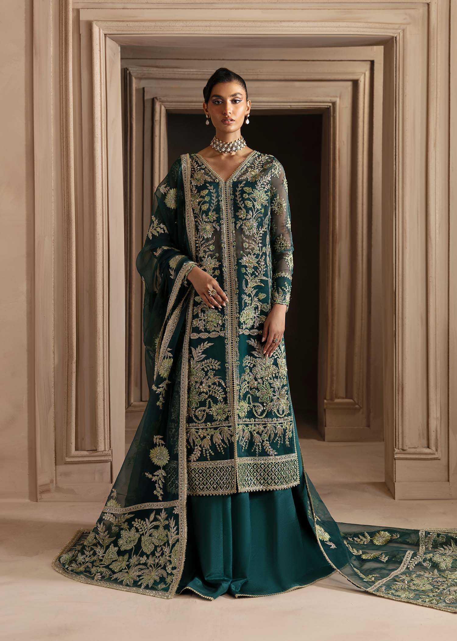 Celeste Organza Pakistani Formal Dresses