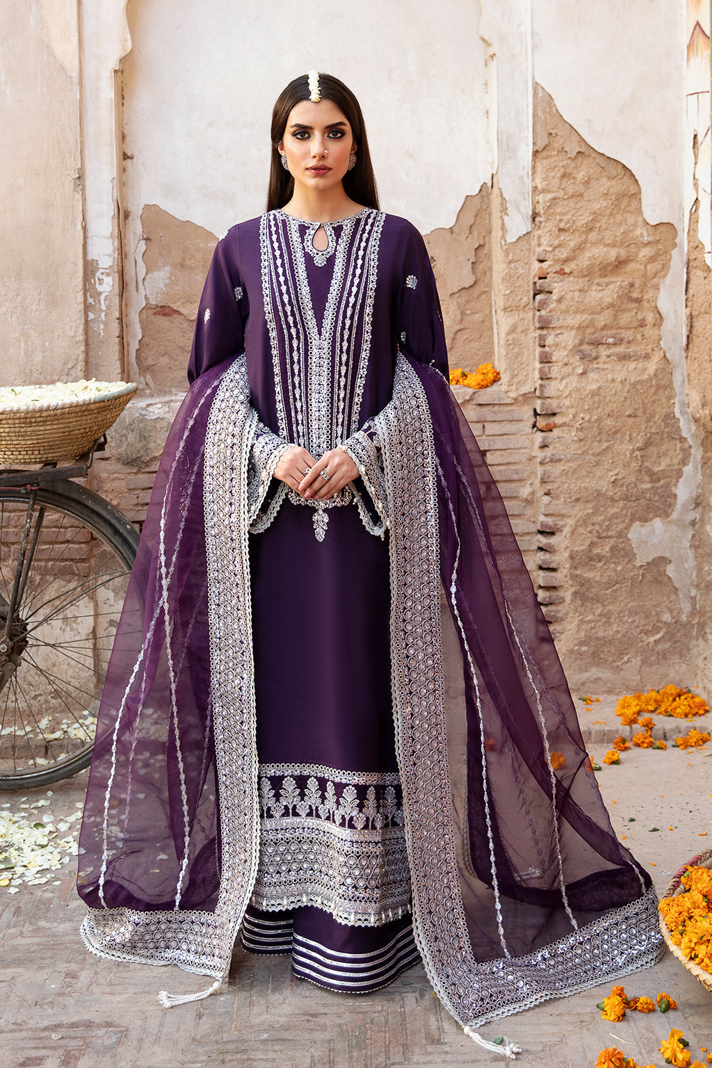 RAJKHUMARI Raw Silk Pakistani Formal Dresses