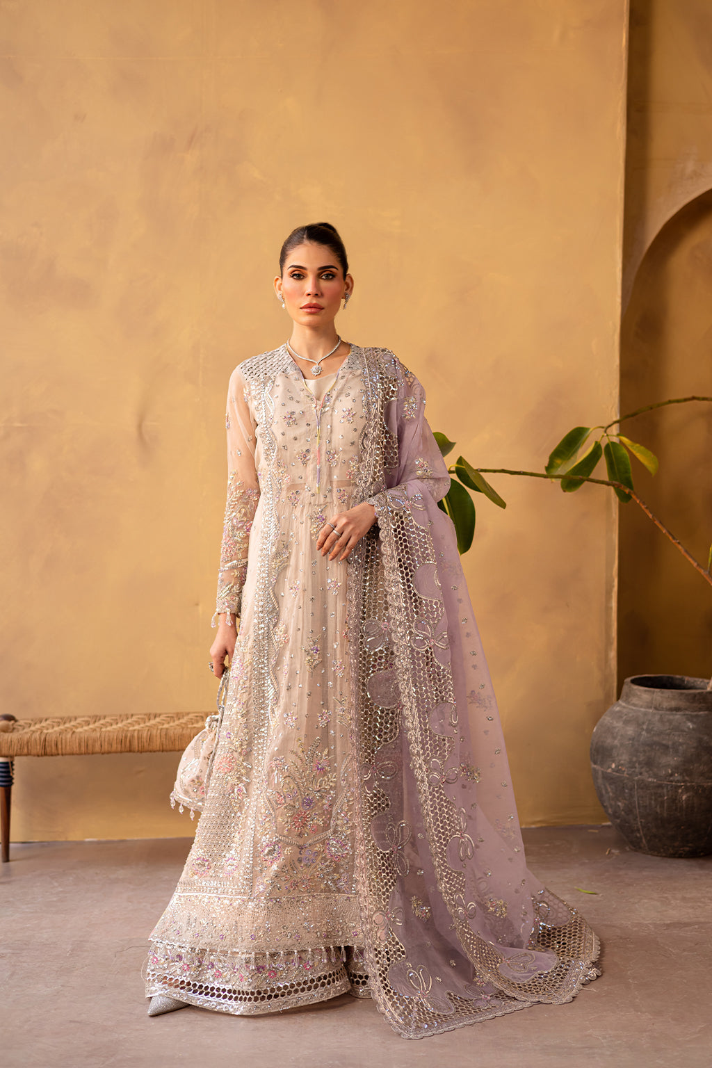 LUNARA Pakistani Designer Dress