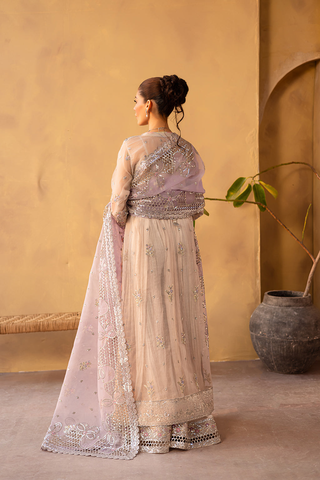 LUNARA Pakistani Designer Dress