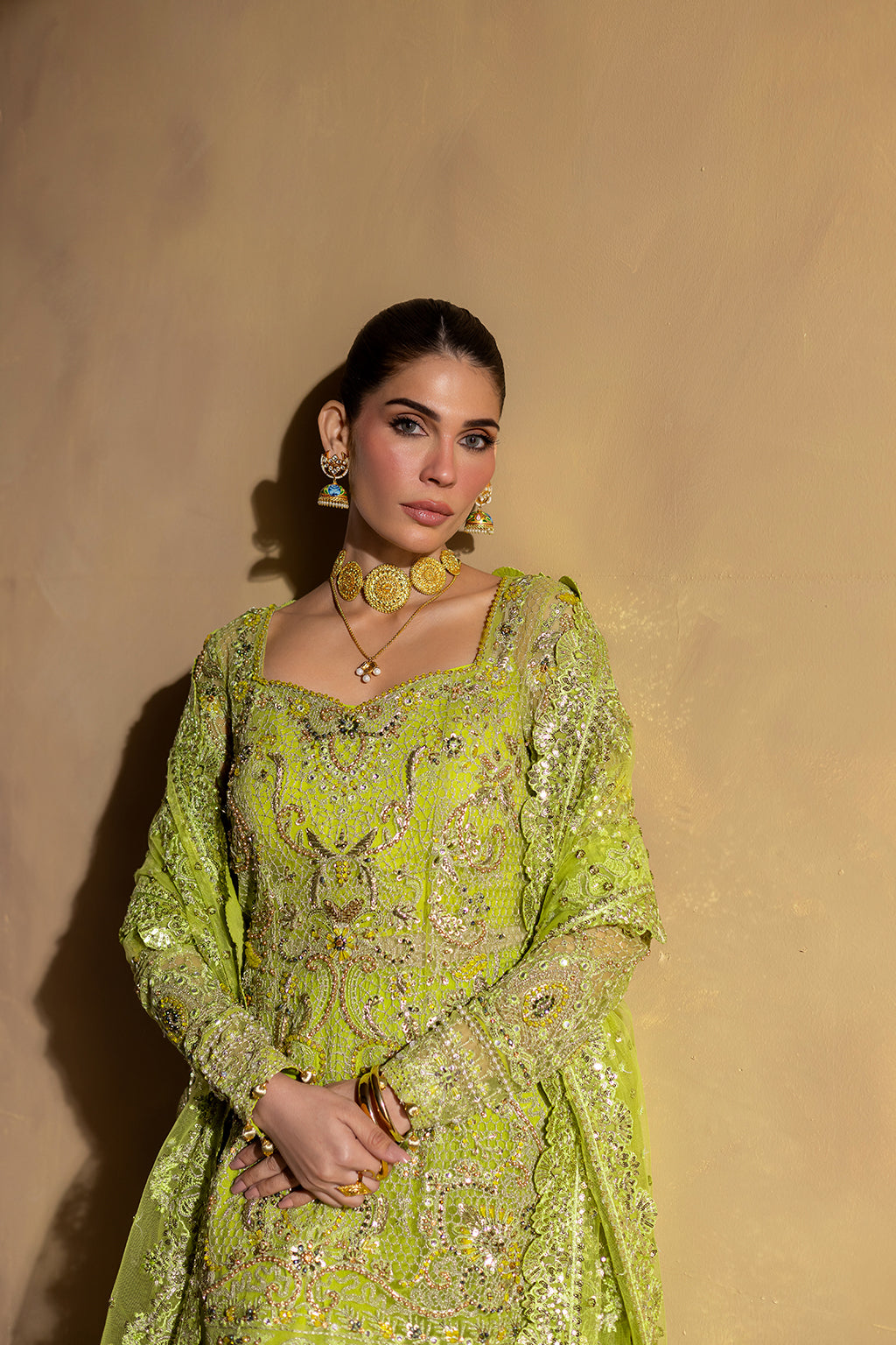 BERYL Raw Silk Pakistani Formal Dresses