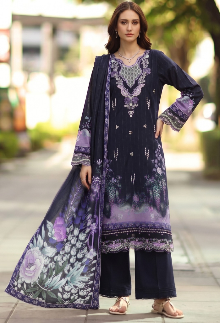 Saira Bano - D05 Lawn Pakistani Summer Dresses - Humdum - 1