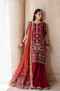 ROSHAN Raw Silk Pakistani Formal Dresses