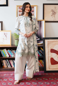 LAIBA - D02 Organza Pakistani Winter Dresses - Humdum - 1