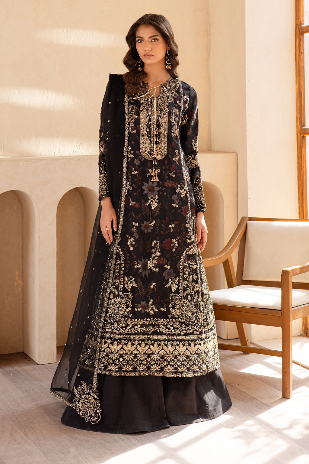 Zariya Raw Silk Pakistani Formal Dresses