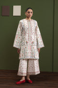 Rosy Picnic Cambric Pakistani Summer Dresses - Afrozeh - 1