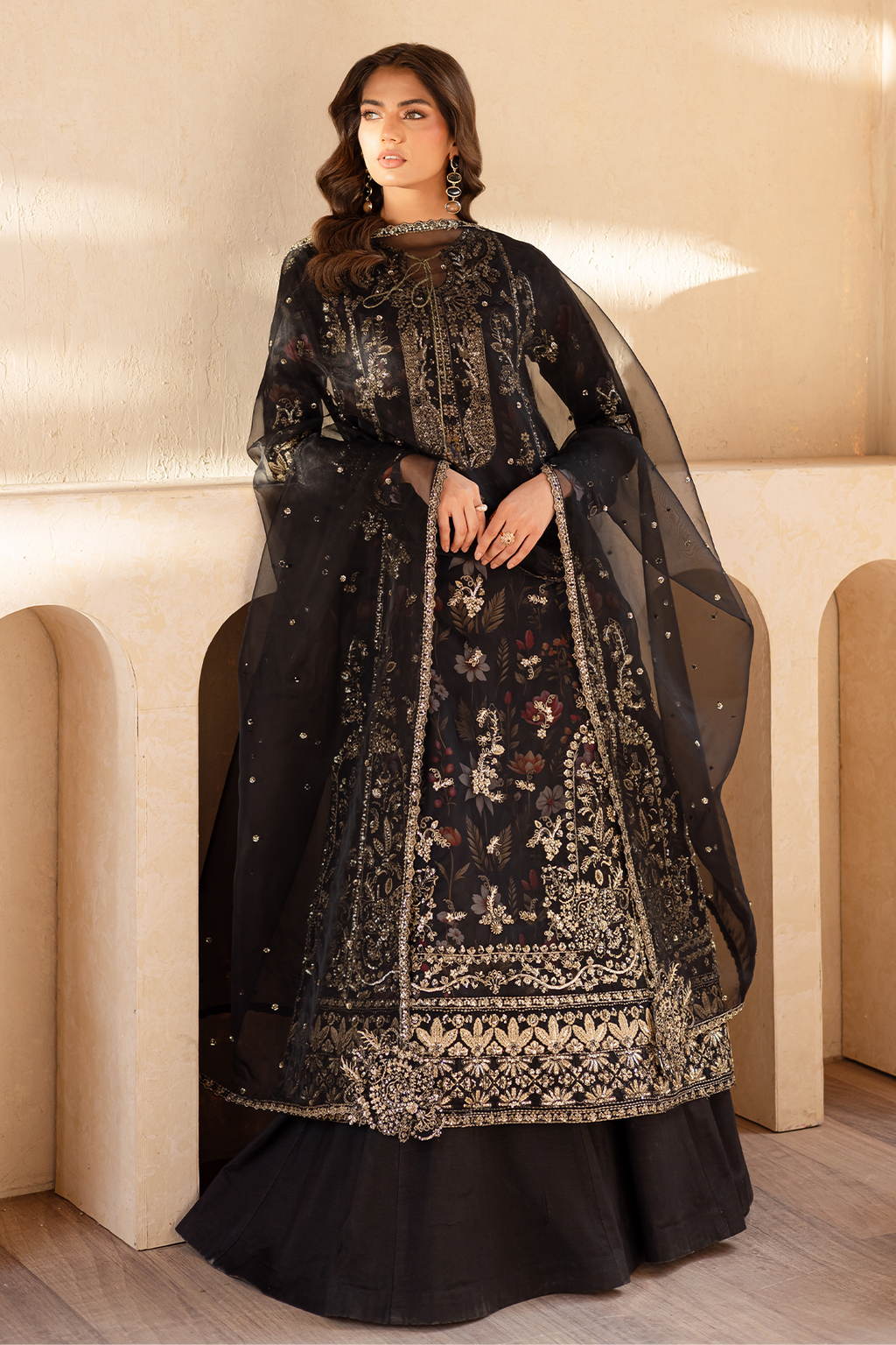 Zariya Raw Silk Pakistani Formal Dresses
