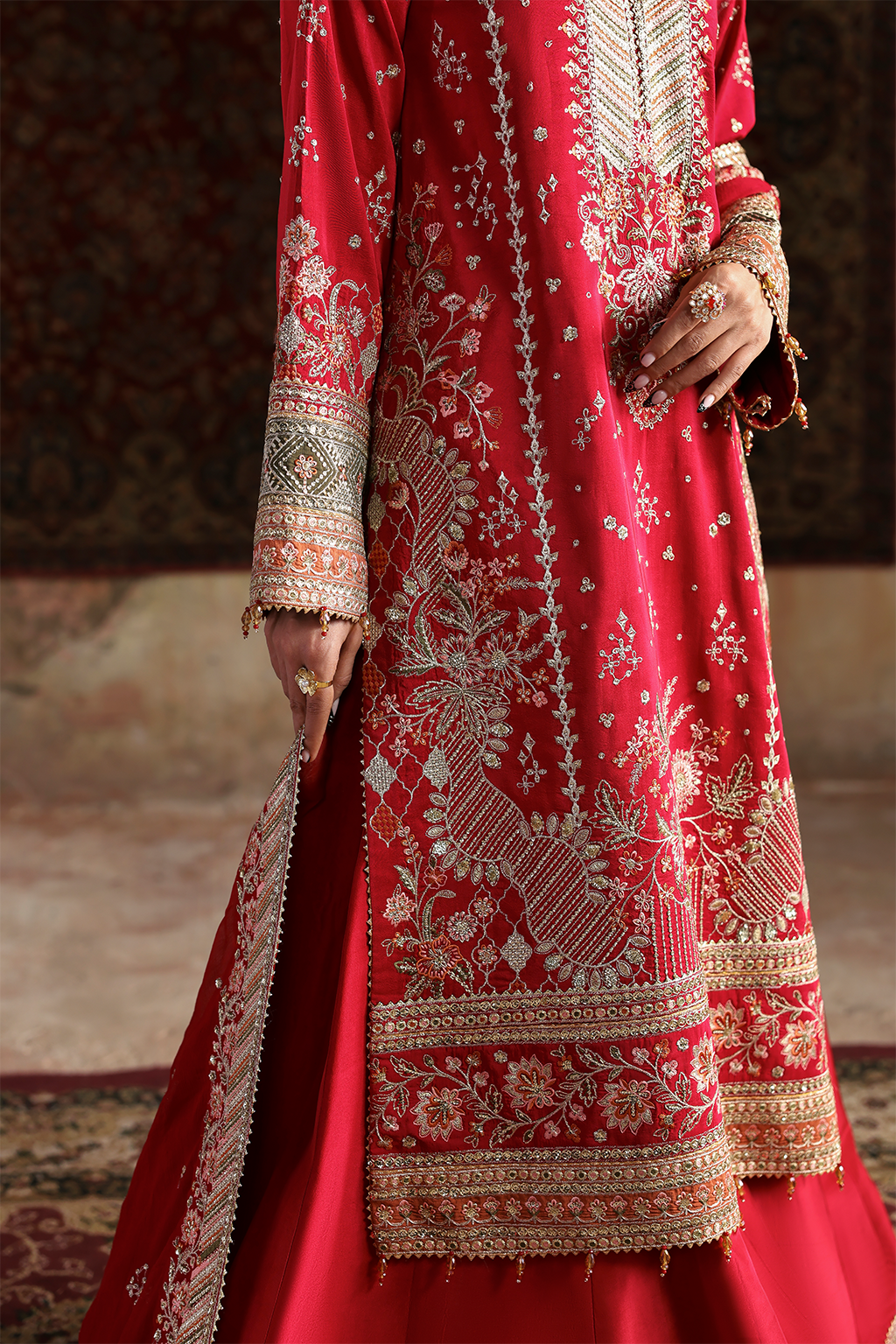 MAHGUL Pakistani Designer Dress
