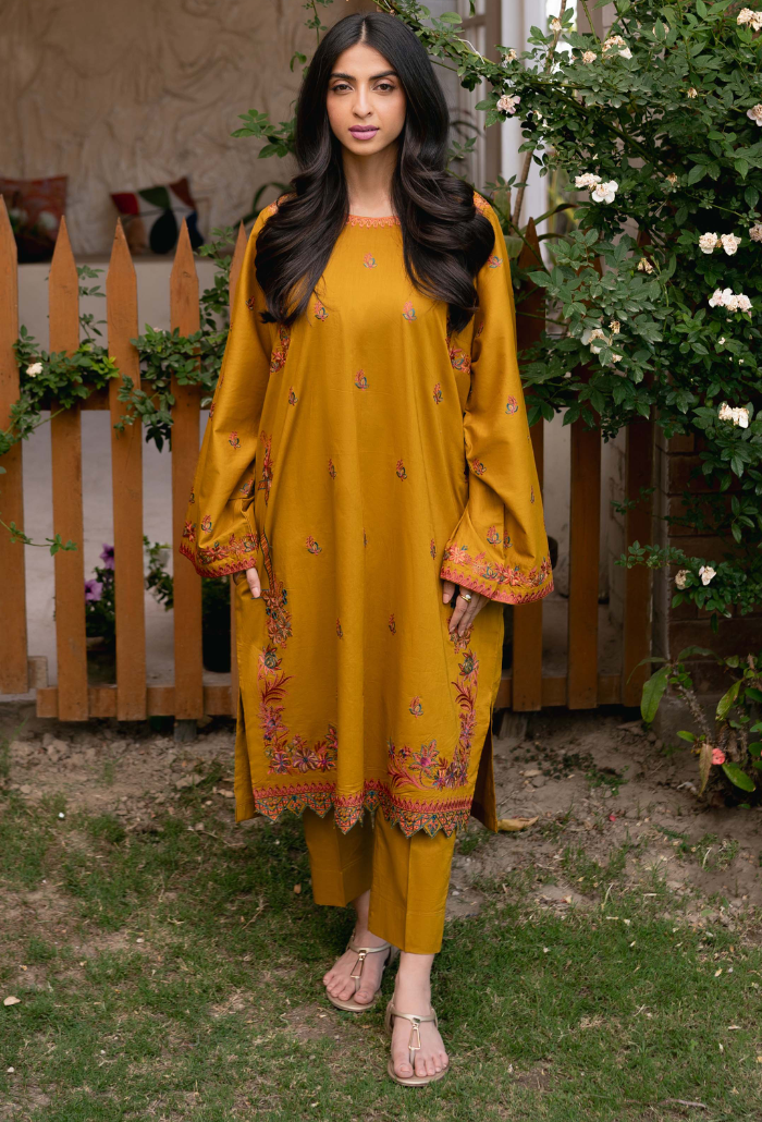 Pret-D02 Lawn Pakistani Summer Dresses - Humdum - 2