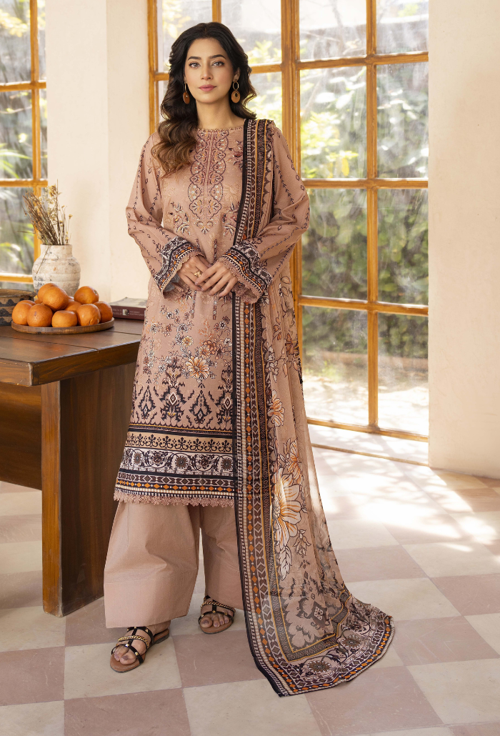 Zarwisha-D08 Chiffon Pakistani Summer Dresses - Humdum - 1