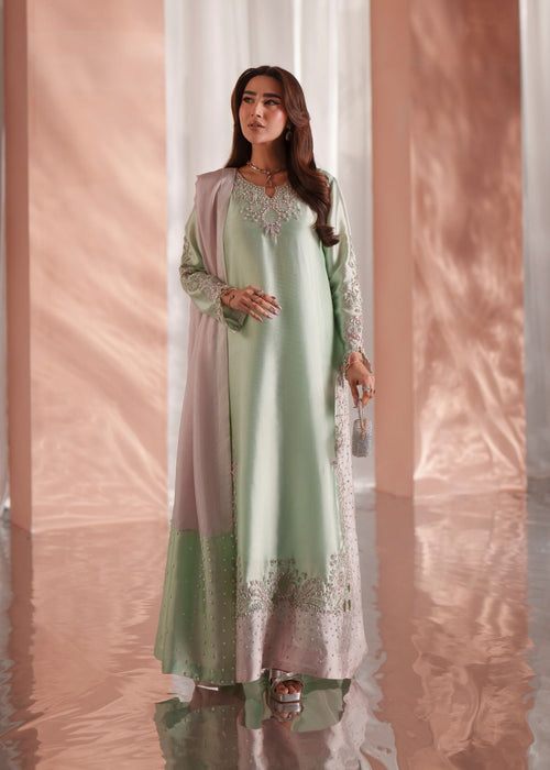 Aurea Raw Silk Pakistani Formal Dresses