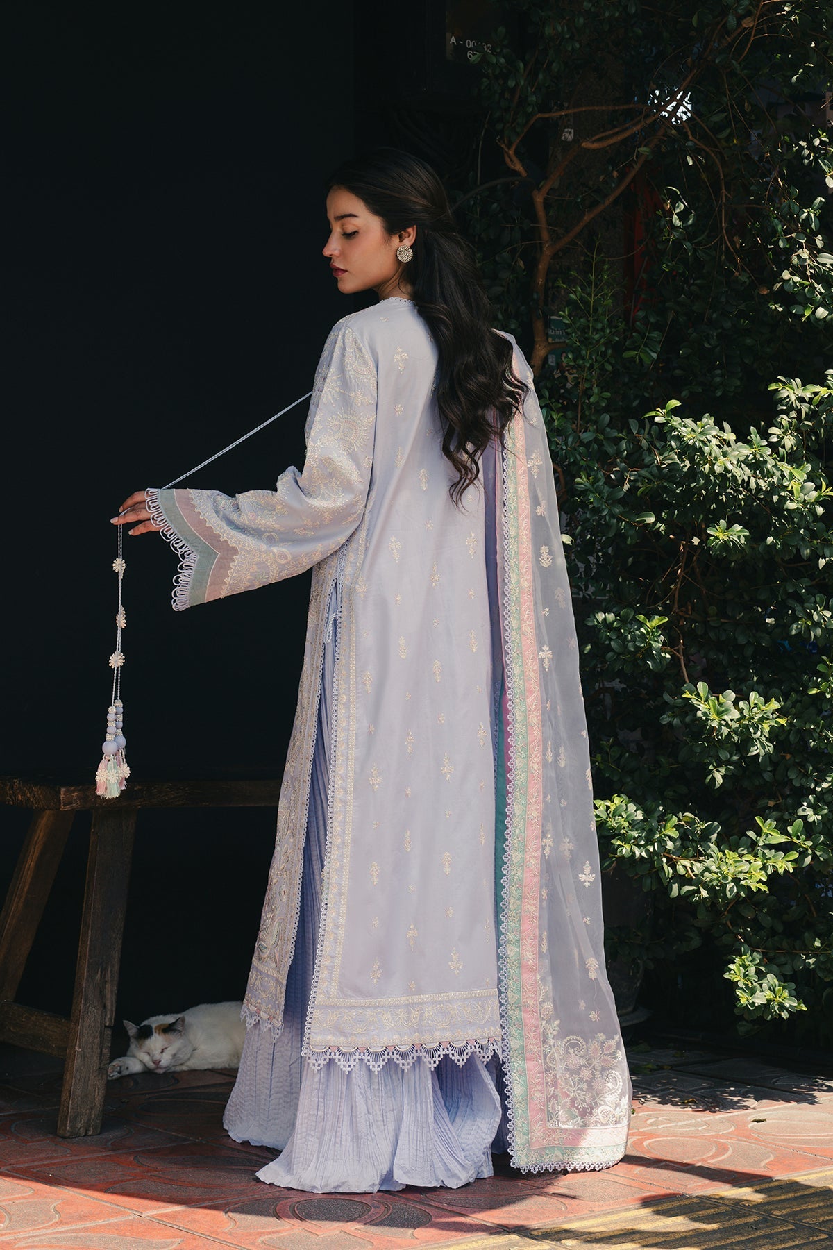Saya Organza Pakistani Summer Dresses - Afrozeh - 2