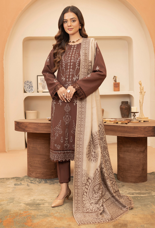 Carvan-D10 Premium Fabric Pakistani Winter Dresses - Humdum - 1