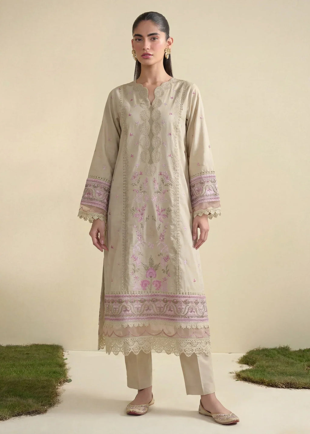 Silve Premium Fabric Pakistani Summer Dresses - Sahiba-clothing - 2