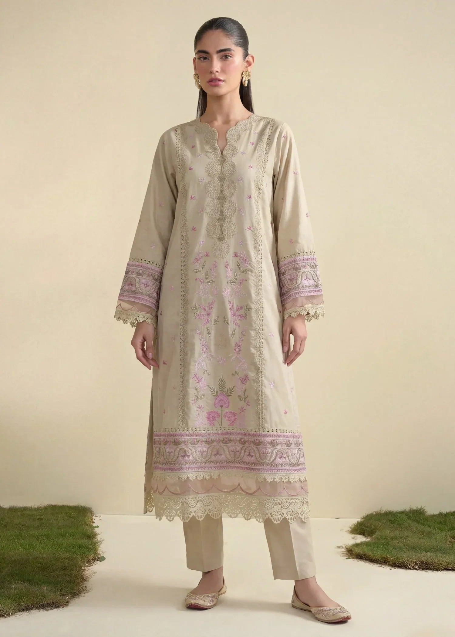 Silve Premium Fabric Pakistani Summer Dresses - Sahiba-clothing - 2